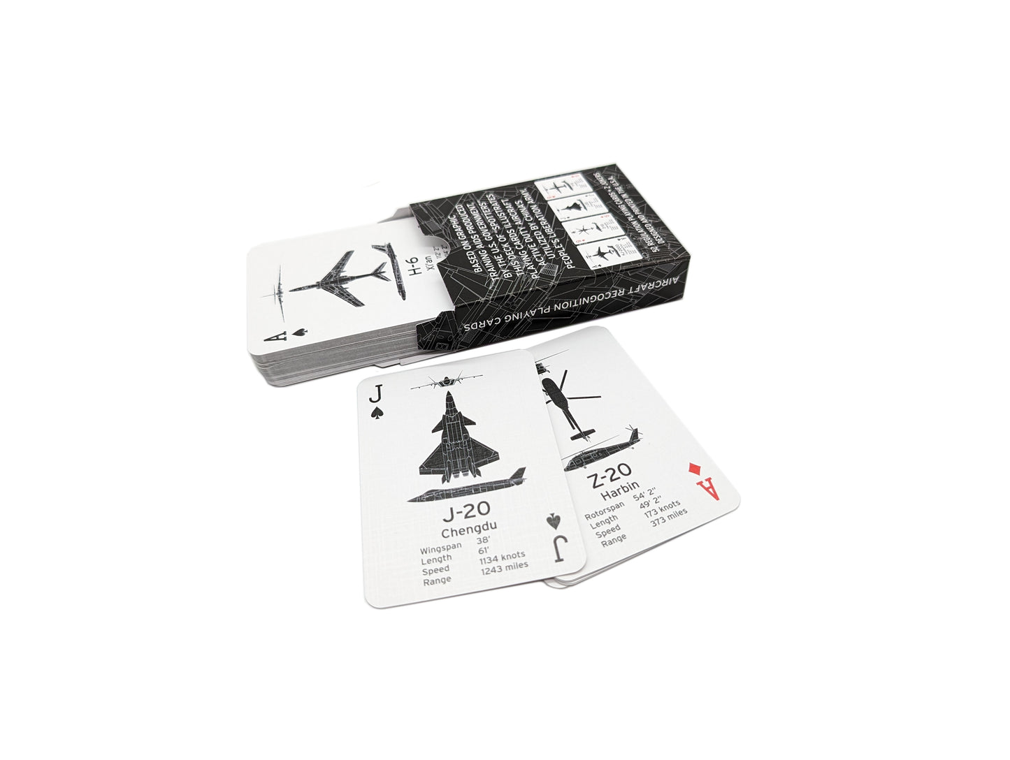 Aircraft Recognition Playing Cards - Chinese People's Liberation Army Edition