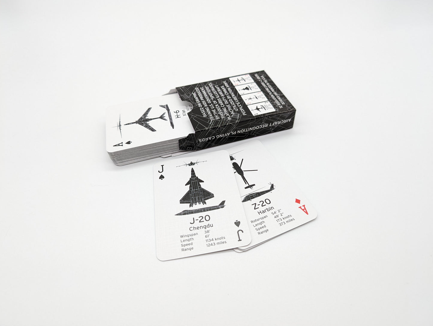 Aircraft Recognition Playing Cards - Chinese People's Liberation Army Edition