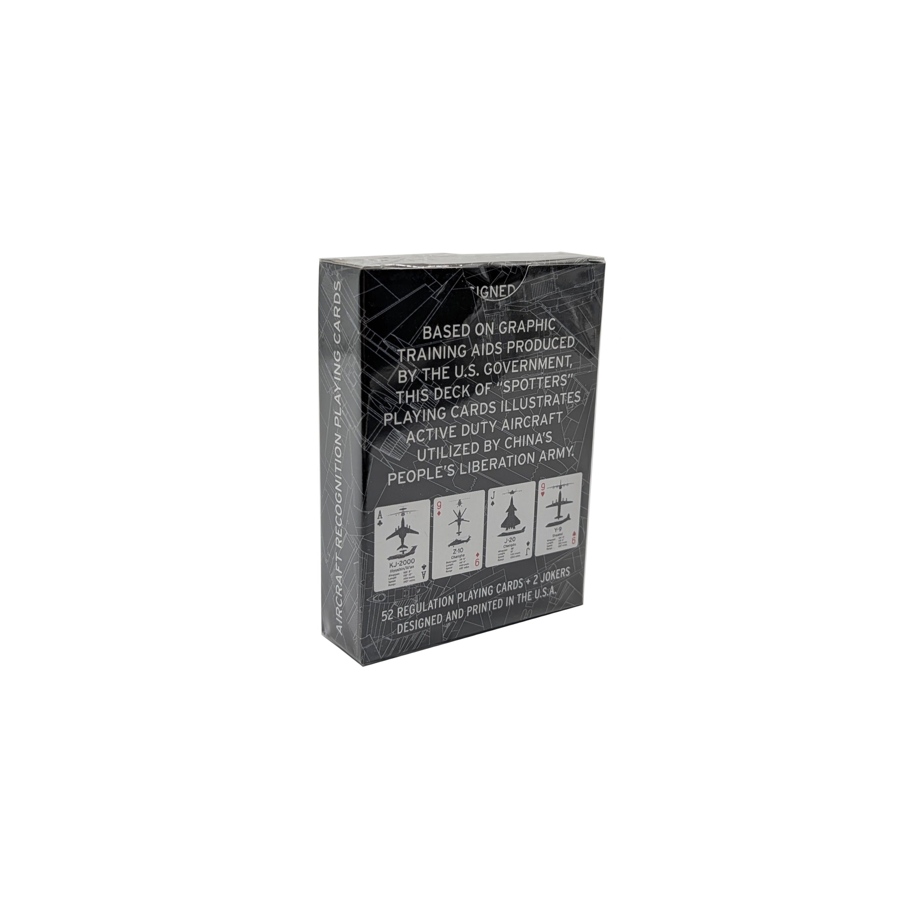 Aircraft Recognition Playing Cards - Chinese People's Liberation Army Edition