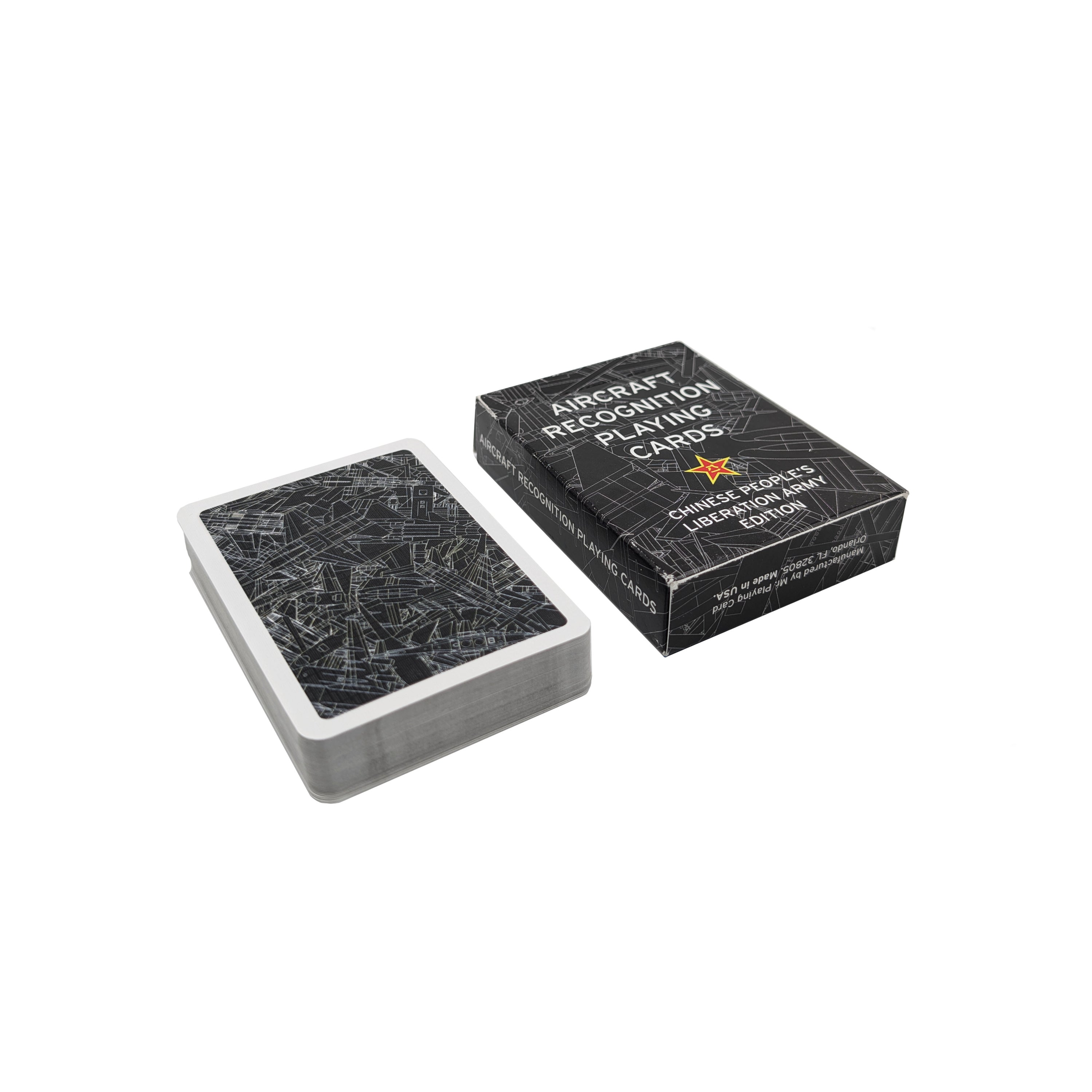 Aircraft Recognition Playing Cards - Chinese People's Liberation Army Edition