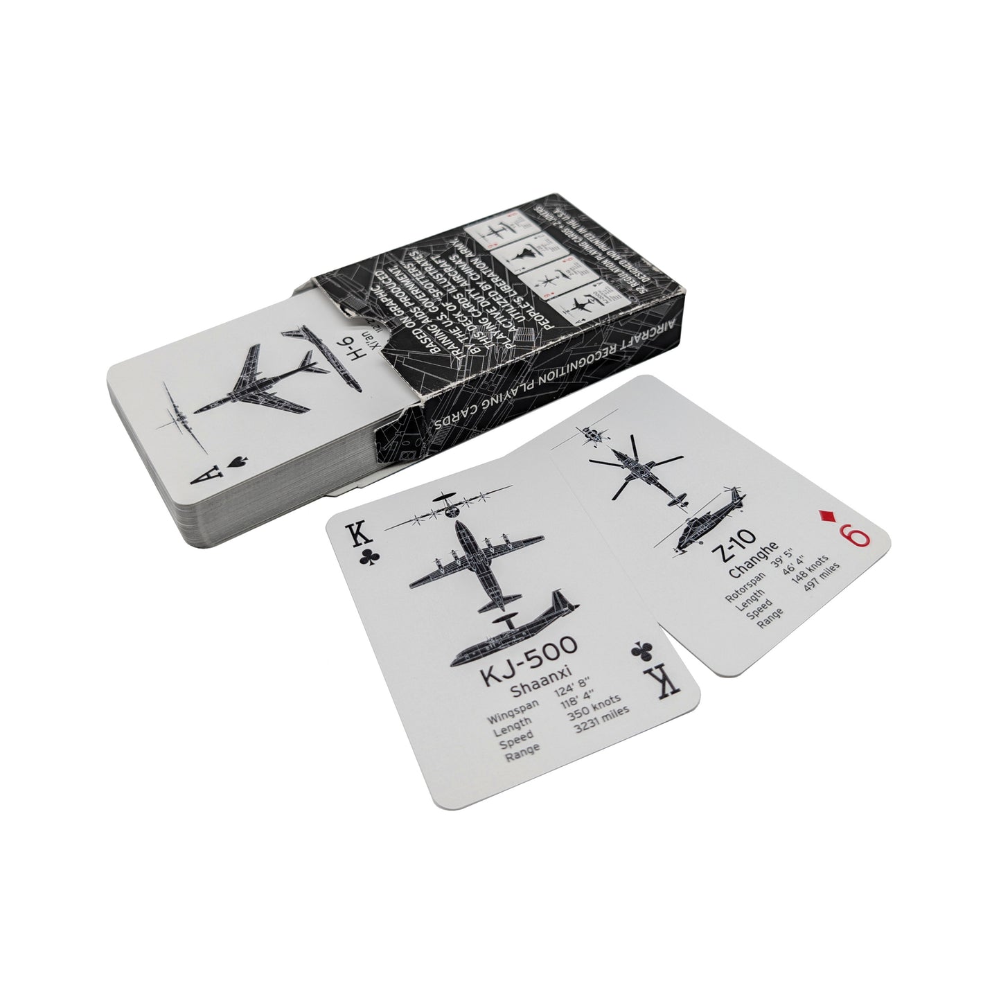 Aircraft Recognition Playing Cards - Chinese People's Liberation Army Edition