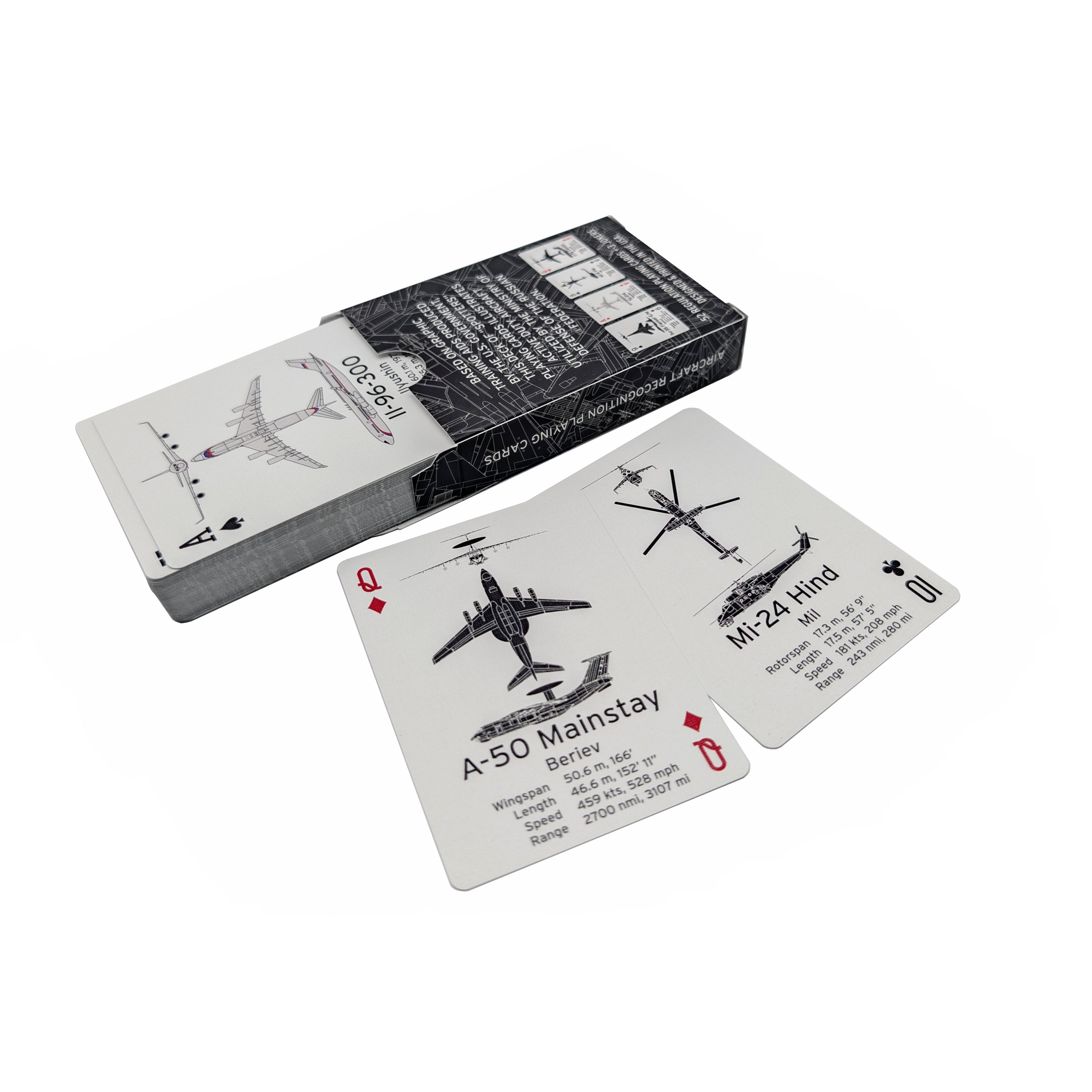 Aircraft Recognition Playing Cards - Ministry of Defense of the Russian Federation Edition