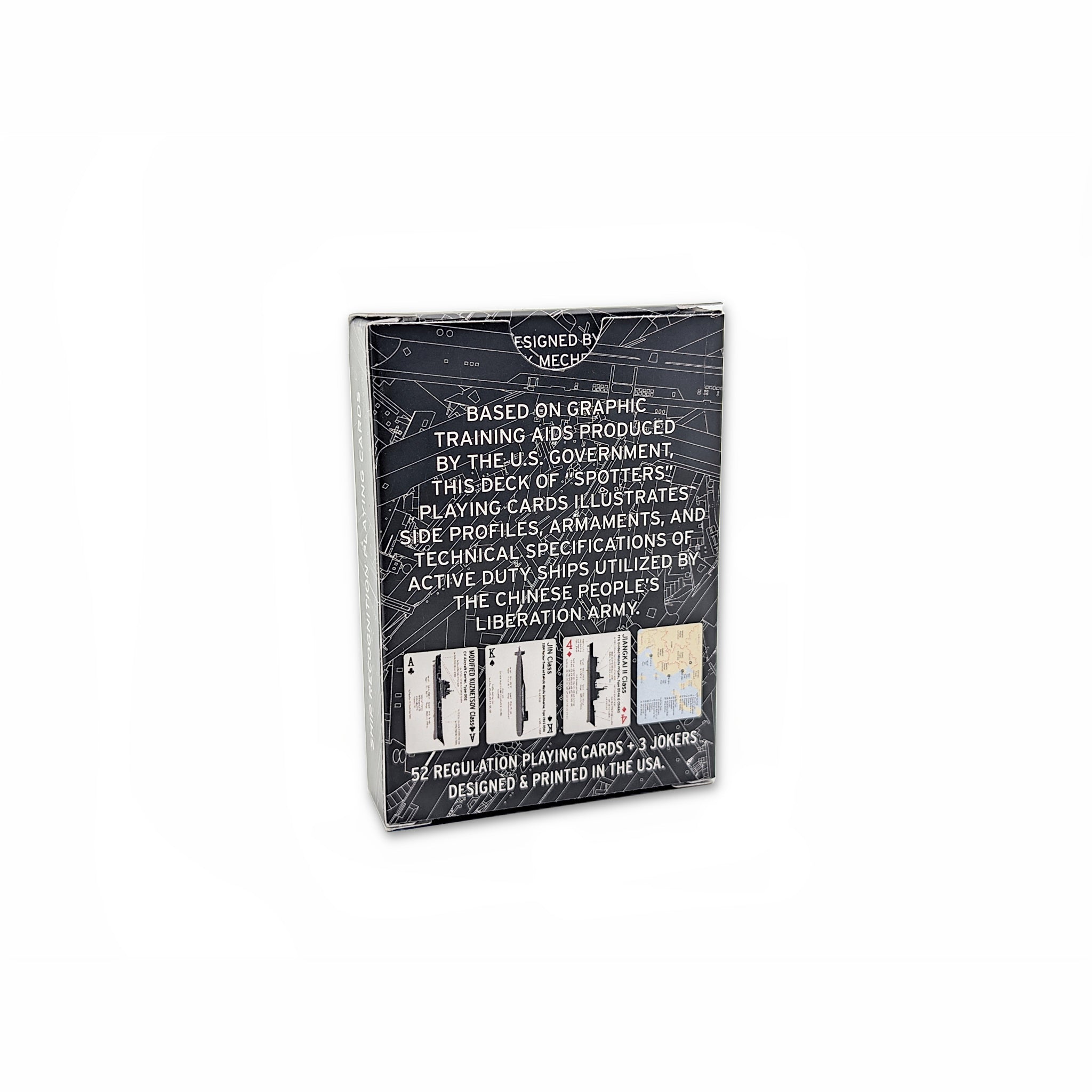 Ship Recognition Playing Cards - Chinese People's Liberation Army Edition