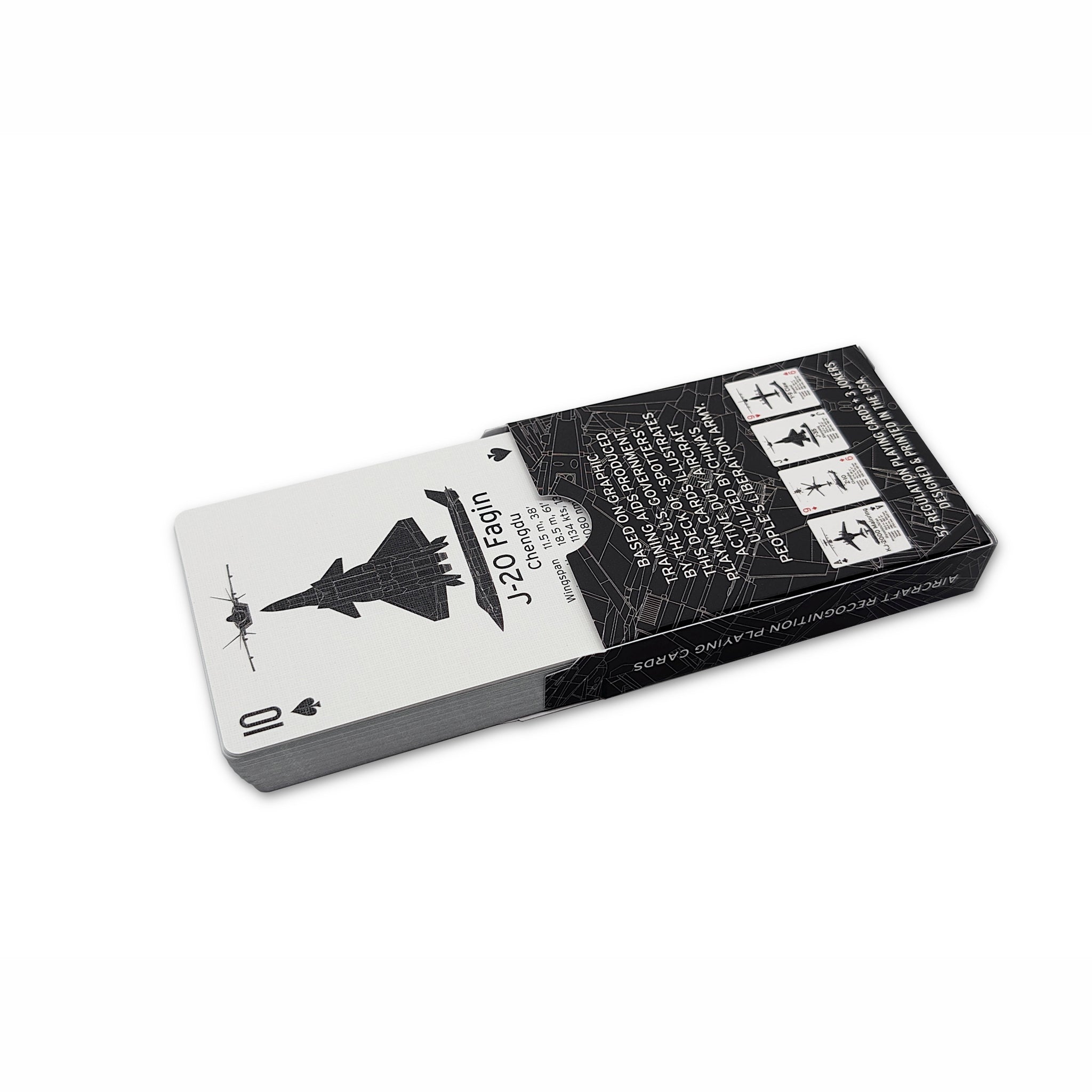 Aircraft Recognition Playing Cards - Chinese People's Liberation Army Edition