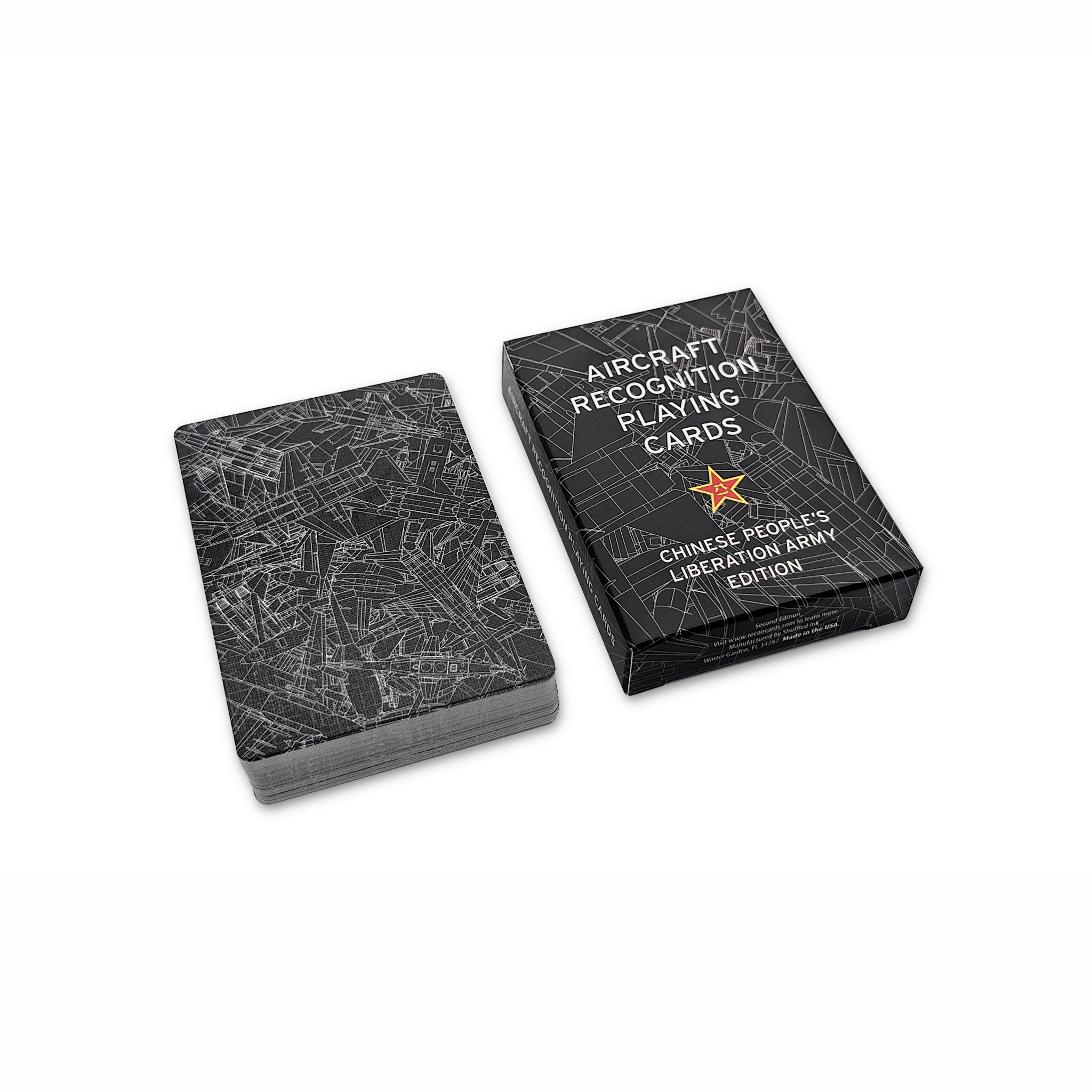 Aircraft Recognition Playing Cards | Chinese People's Liberation