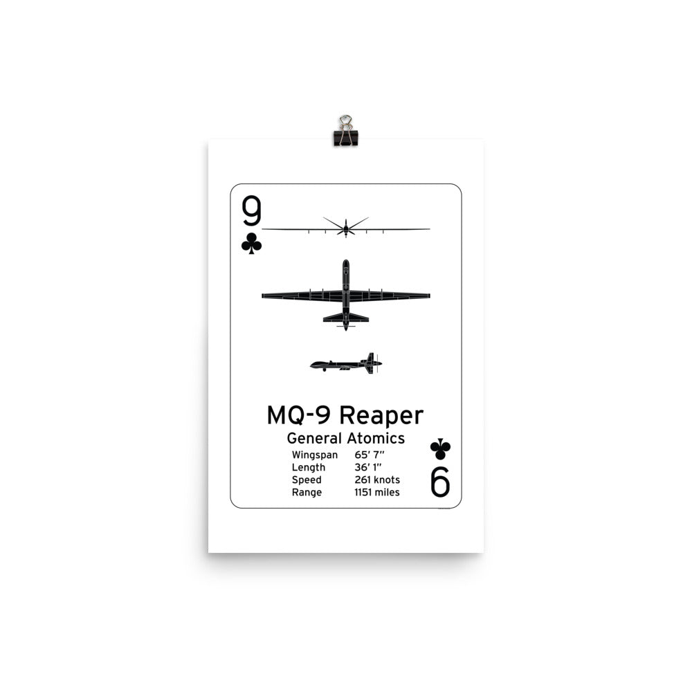 MQ-9 Reaper Poster - Hunter-Killer UAS