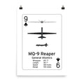 MQ-9 Reaper Poster - Hunter-Killer UAS