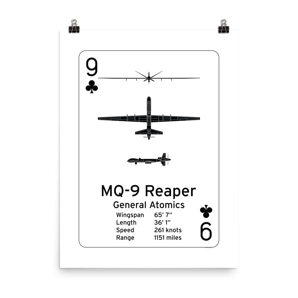 MQ-9 Reaper Poster - Hunter-Killer UAS