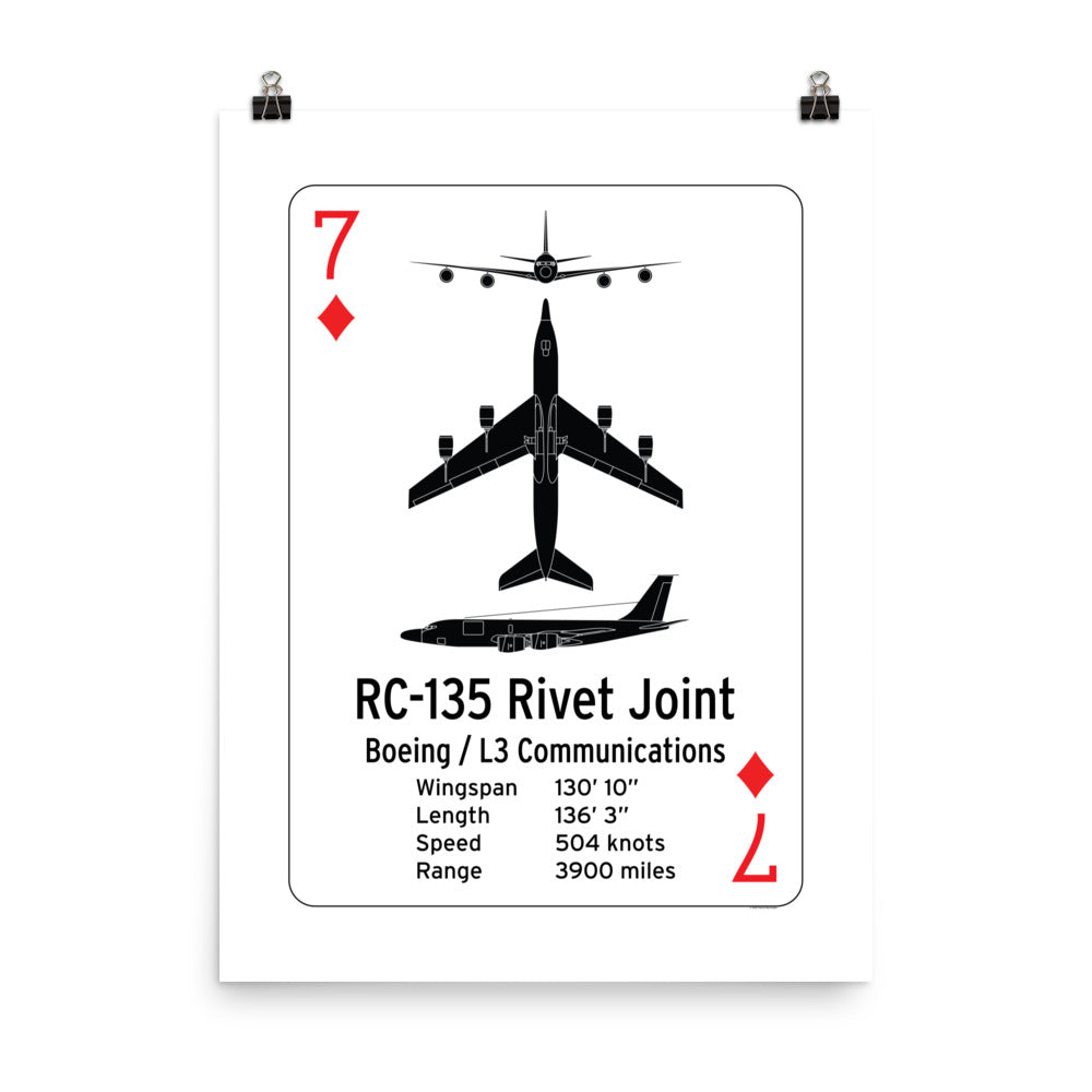 RC-135 Rivet Joint Poster – Recon Cards