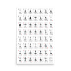 Aircraft Recognition Playing Cards Poster: Ministry of Defense of the Russian Federation Edition
