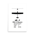 RQ-11 Raven Poster - Man-Portable Reconnaissance UAS