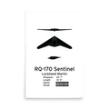 RQ-170 Sentinel Poster - Stealth Reconnaissance UAS
