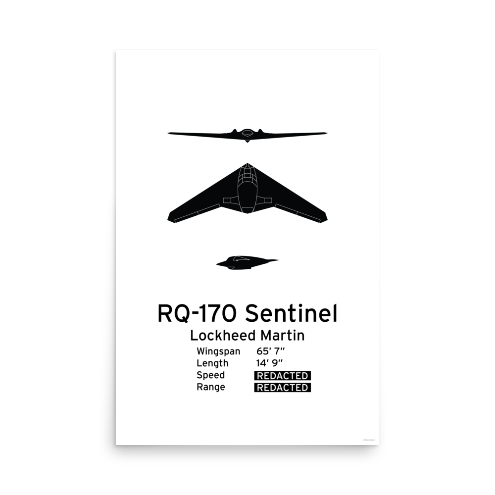 RQ-170 Sentinel Poster - Stealth Reconnaissance UAS