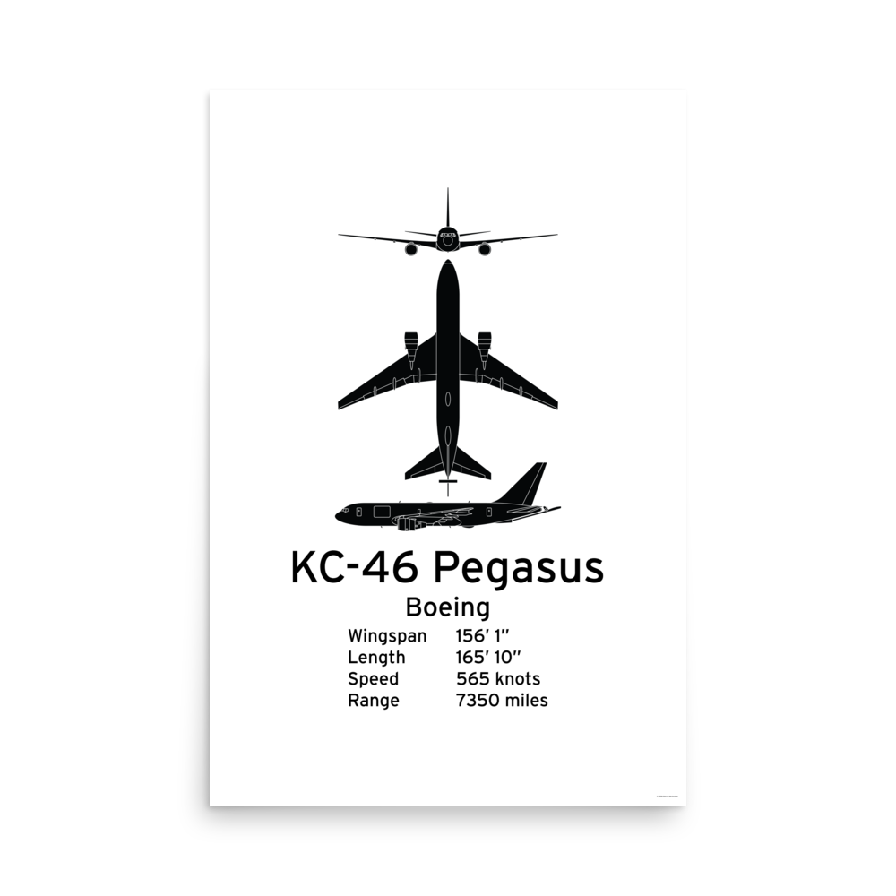 KC-46 Pegasus Poster - Next-Gen Aerial Refueling Tanker