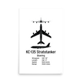 KC-135 Stratotanker Poster - Aerial Refueling Tanker