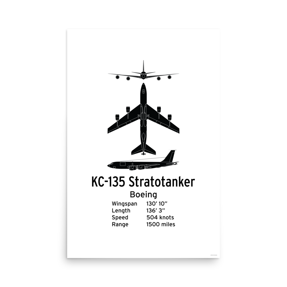 KC-135 Stratotanker Poster - Aerial Refueling Tanker