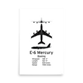 E-6 Mercury Poster - Airborne Nuclear Command Relay