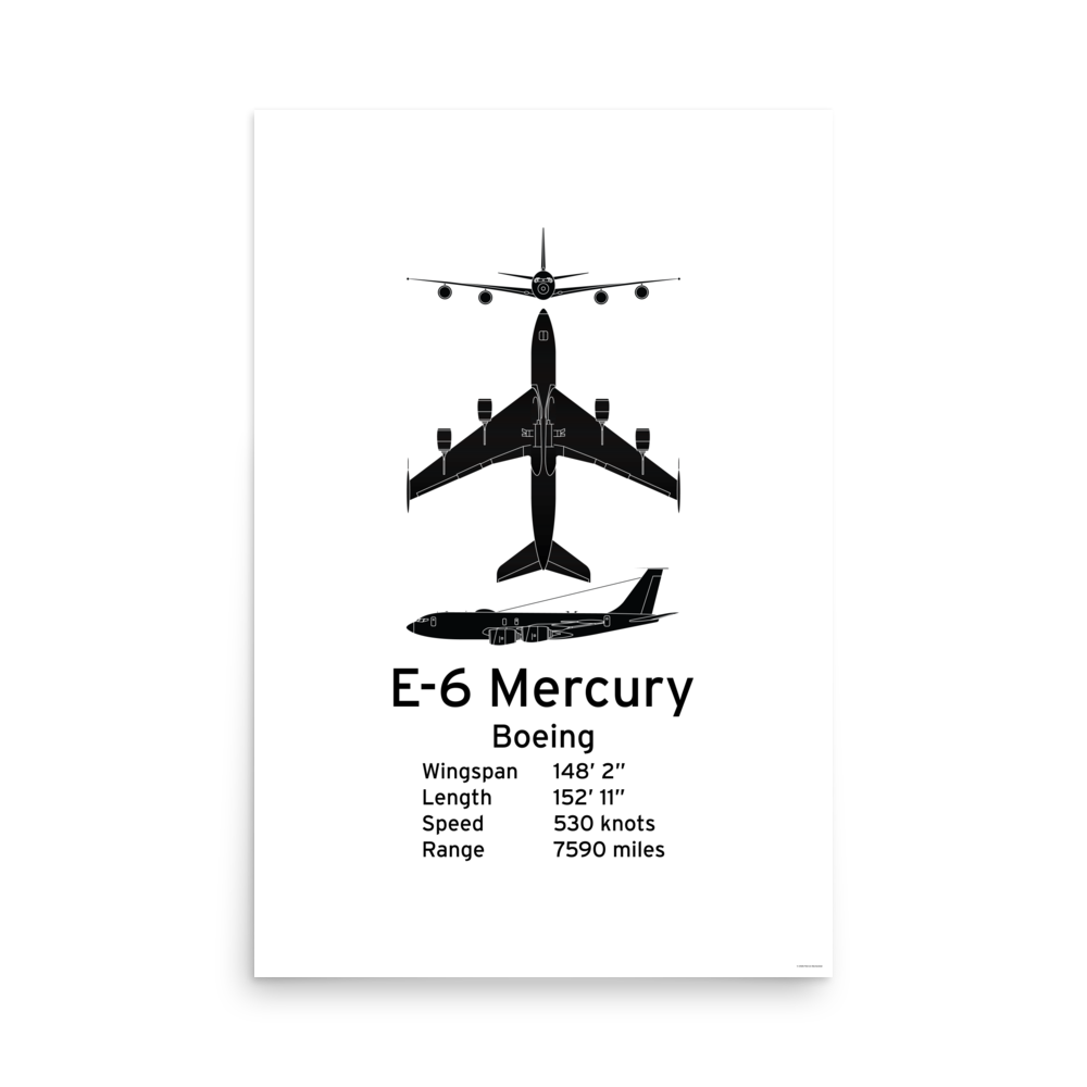 E-6 Mercury Poster - Airborne Nuclear Command Relay