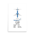 C-40 Poster - VIP & Logistics Transport