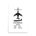 E-3 Sentry Poster - Airborne Warning & Control (AWACS)