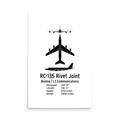 RC-135 Rivet Joint Poster - Signals Intelligence Aircraft