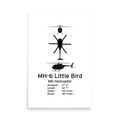 MH-6 Little Bird Poster - Special Operations Light Helicopter