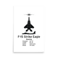 F-15 Strike Eagle Poster - Air Superiority & Strike Fighter