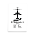 C-17 Globemaster III Poster - Strategic & Tactical Airlifter