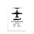 C-2 Greyhound Poster - Carrier Onboard Delivery Aircraft