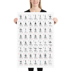 Aircraft Recognition Playing Cards Poster: US Armed Forces Edition