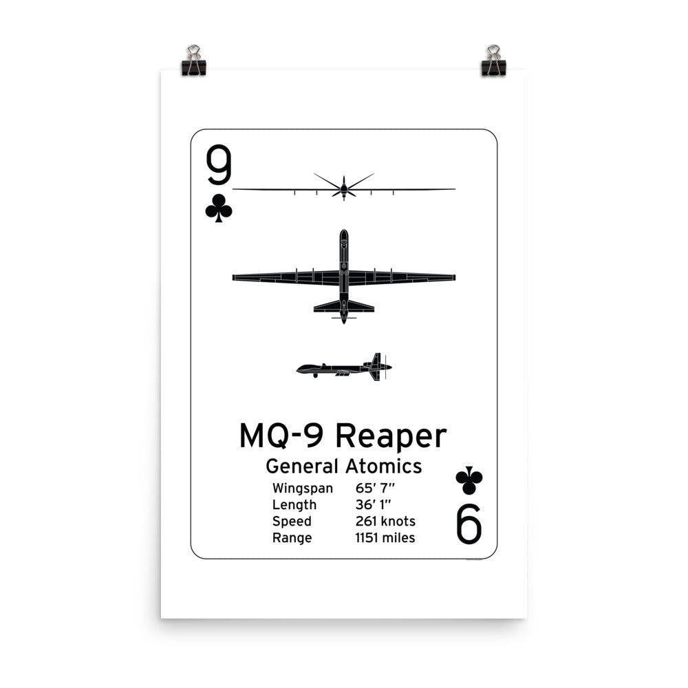 MQ-9 Reaper Poster - Hunter-Killer UAS