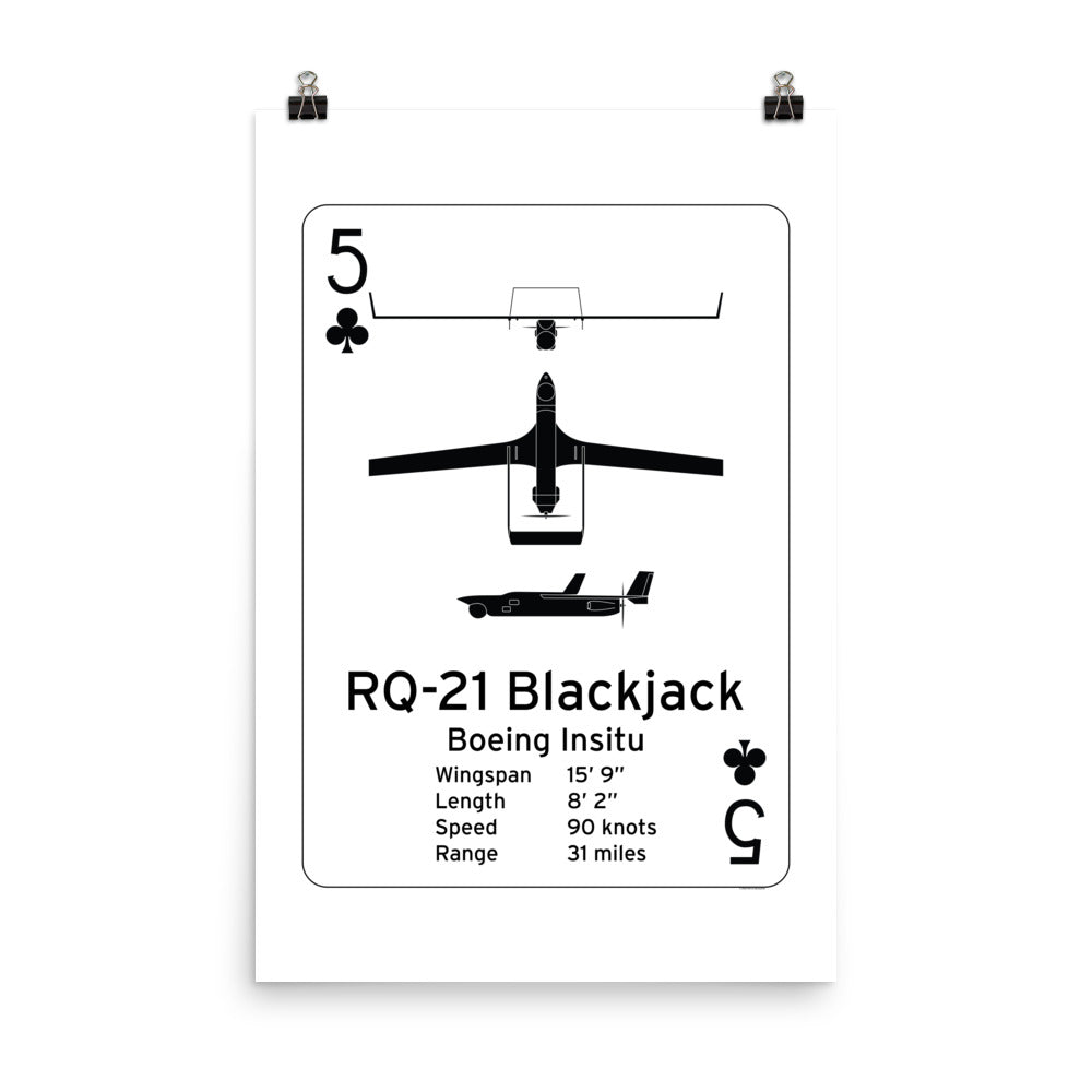 RQ-21 Blackjack Poster