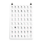 Aircraft Recognition Playing Cards Poster: Chinese People's Liberation Army Edition