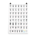Ship Recognition Playing Cards Poster: Chinese People's Liberation Army Edition